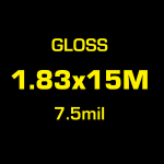 COBRASHIELD Gloss Paint Protection Film | Ultra Gloss. Maximum Reflection | 1.83*15M | 7.5mil | 10 years | Self Healing, Hydrophobic