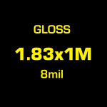 COBRASHIELD Gloss Paint Protection Film | Ultra Gloss. Maximum Reflection | 1.83*1M | 7.5mil | 10 years | Self Healing, Hydrophobic