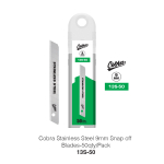 Cobra Stainless Steel 9mm Snap off Blades-50qty/Pack (13S-50)(Coming Soon)