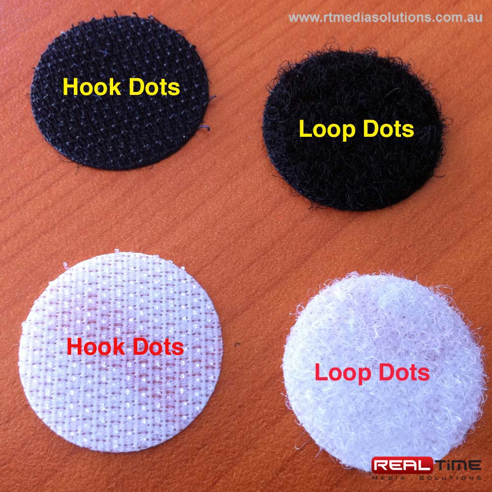 Hook and Loop Dots- 22mm/900Dots Per Roll