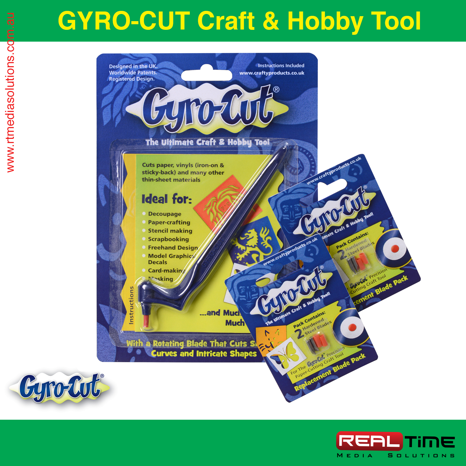 Gyro-Cut Craft Cutting Tool & Replacement Blade | Value Pack