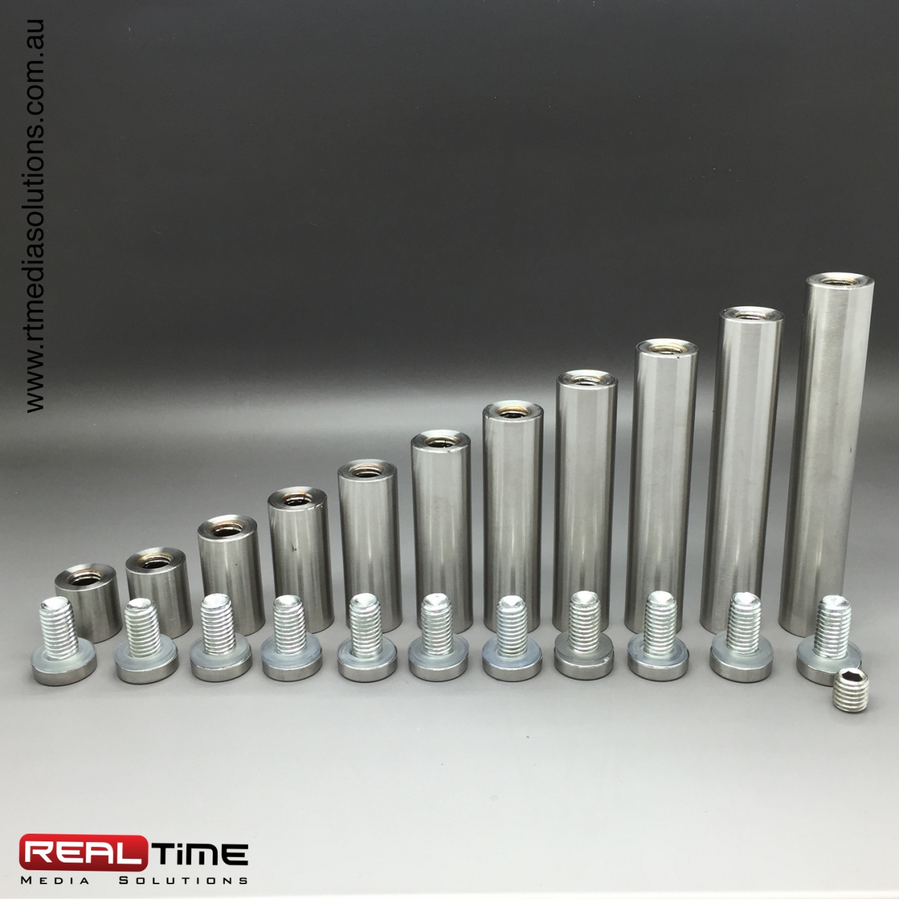 Brushed Stainless Steel StandoffsSS201 RT Media Solutions