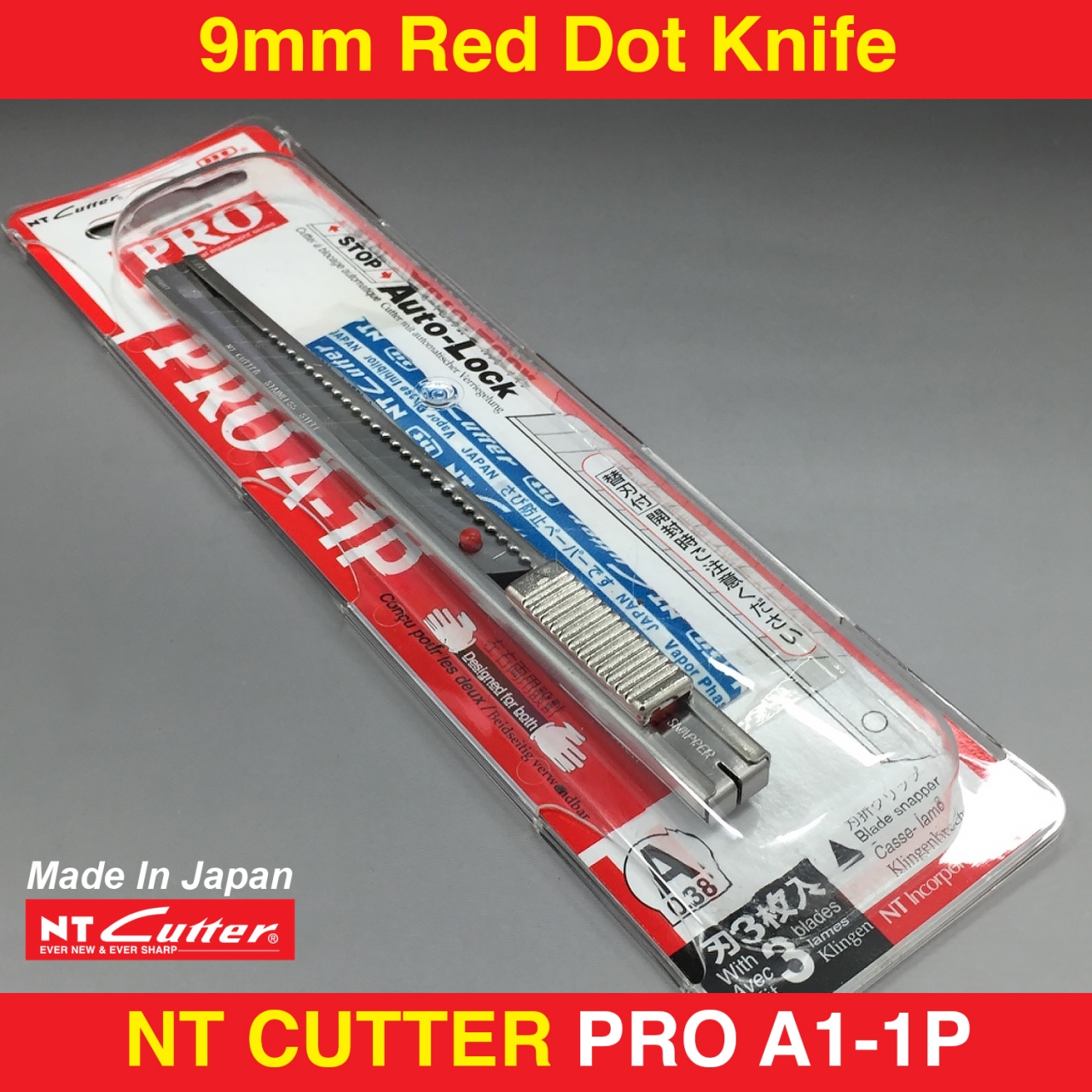 NT CUTTER PRO A1P 9mm Cartridge Cutter RT Media Solutions