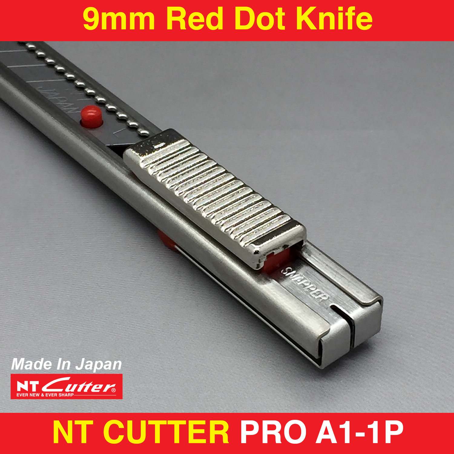 NT CUTTER PRO A-1P RED DOT KNIFE