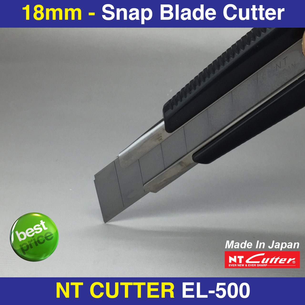 NTEL500 18mm Snap Blade Cutter RT Media Solutions