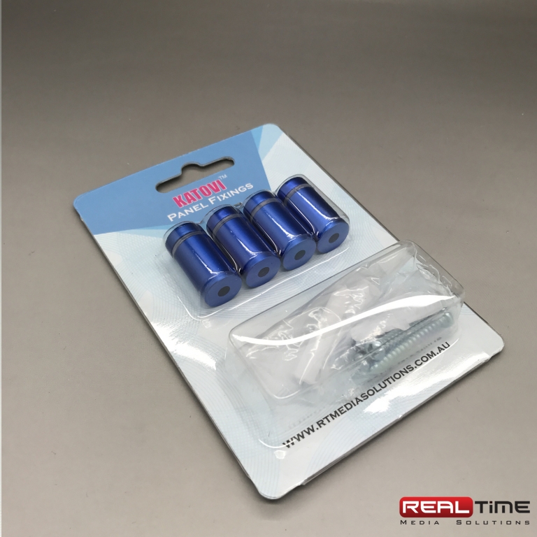 Matt Finish Silver Aluminium Standoffs RT Media Solutions