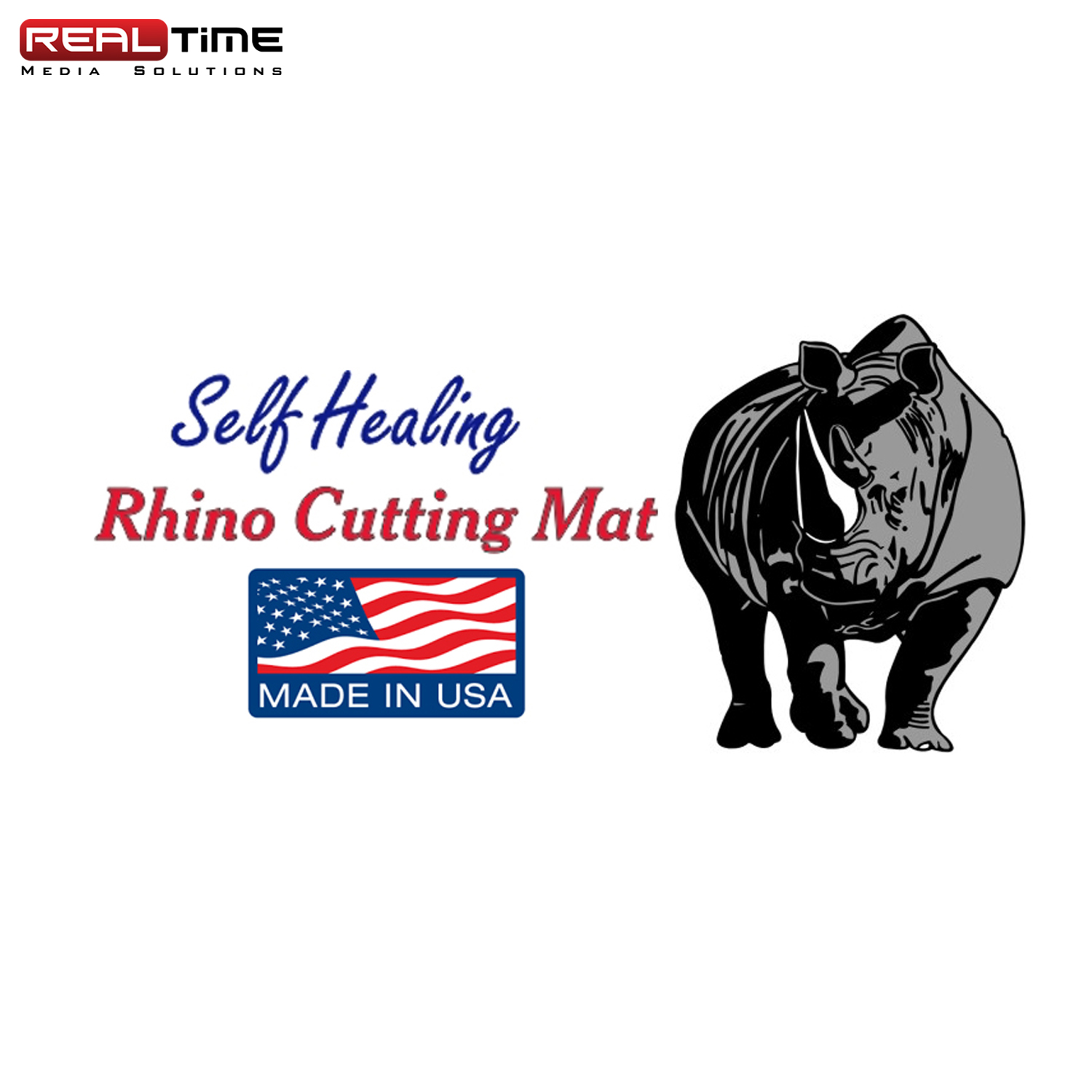 Large Rhino Cutting Mats with No Grid - Self Healing Heavy Duty Translucent  Mat