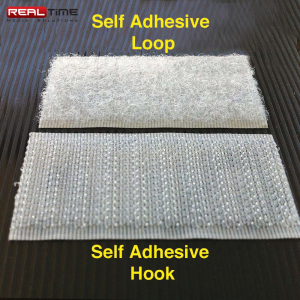 Adhesive Hook and Loop 25mmx25m RT Media Solutions