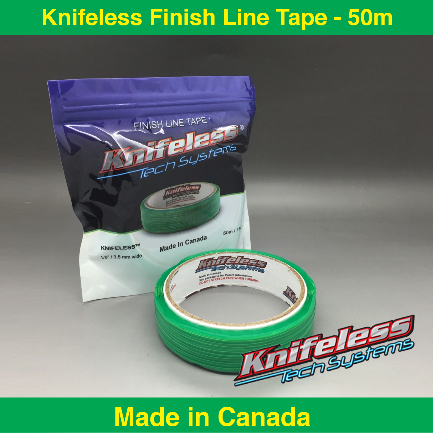 3M™ Finish Line Knifeless Tape Green (3.5 mm x 50 m)