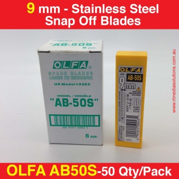 OLFA AB-50S SS 13PT BLADES (50 PACK)
