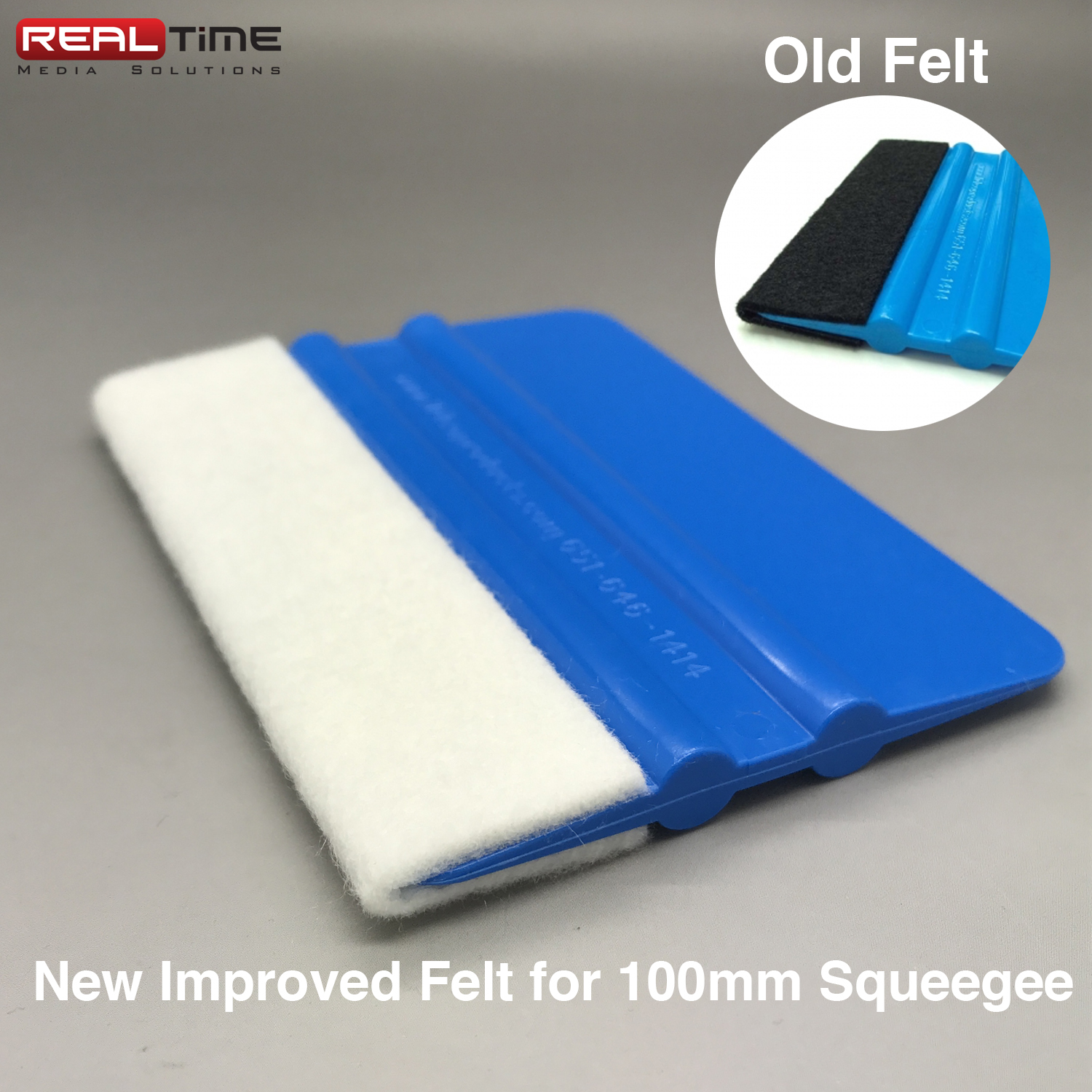 Felt Edge Wrapped Squeegees RT Media Solutions