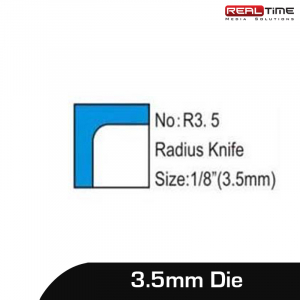 Replaceable Die Blade for Corner Rounder Punch Cutter R3 Radius HighQuality 1//8/"
