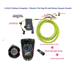 9.5L(2.5 Gallon) Complete – Electric Tint Keg Kit with Brass Sprayer Handle