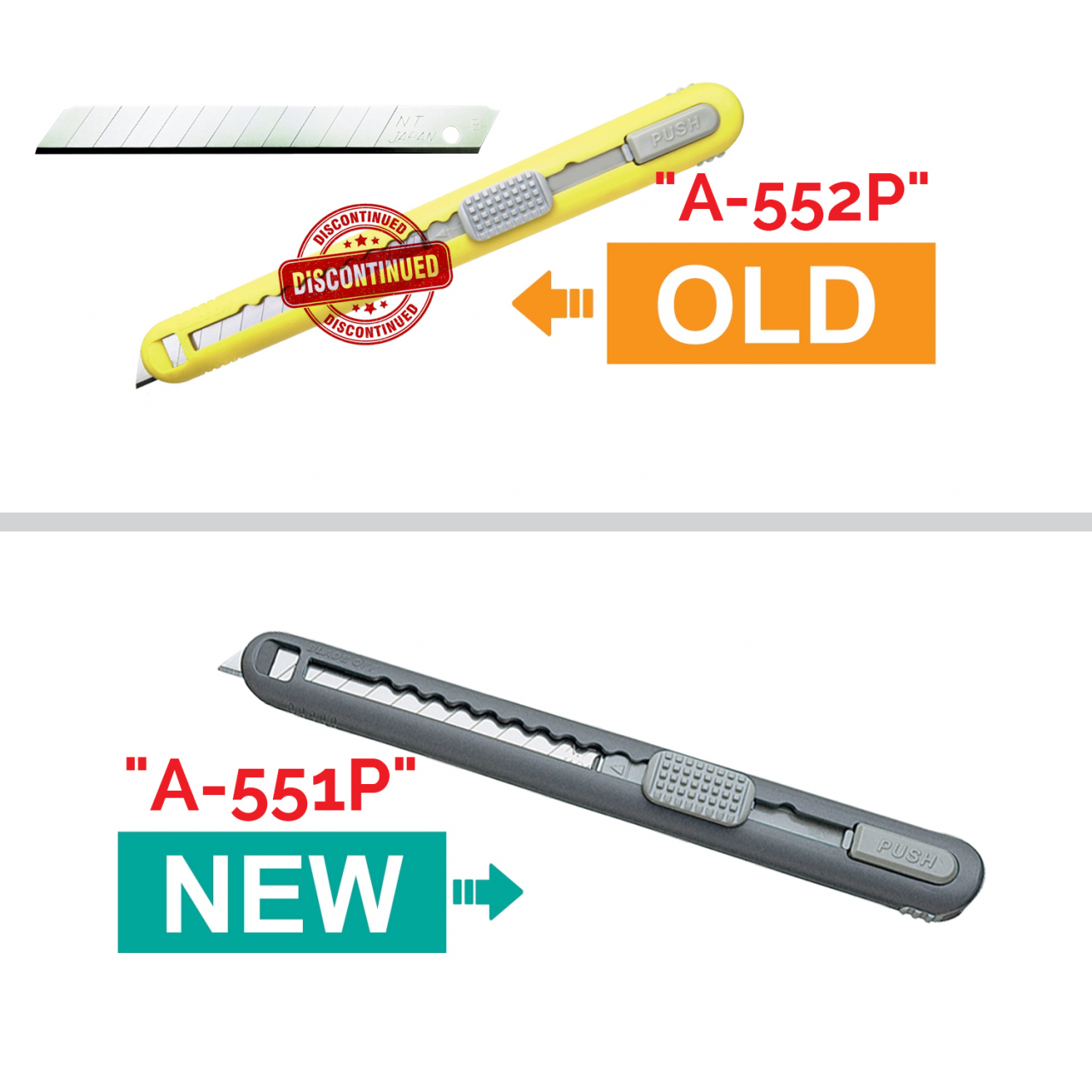 NT CUTTER A552P 9mm Cartridge Cutter RT Media Solutions