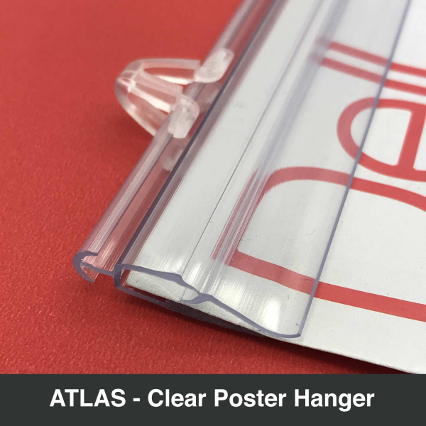 Plastic Poster Grip Hangers Type B RT Media Solutions