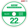 Adhesive Hook-Dot-22mm-900 dots/roll-Black