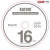Adhesive Loop-Dot-16mm-1200 dots/roll-Black