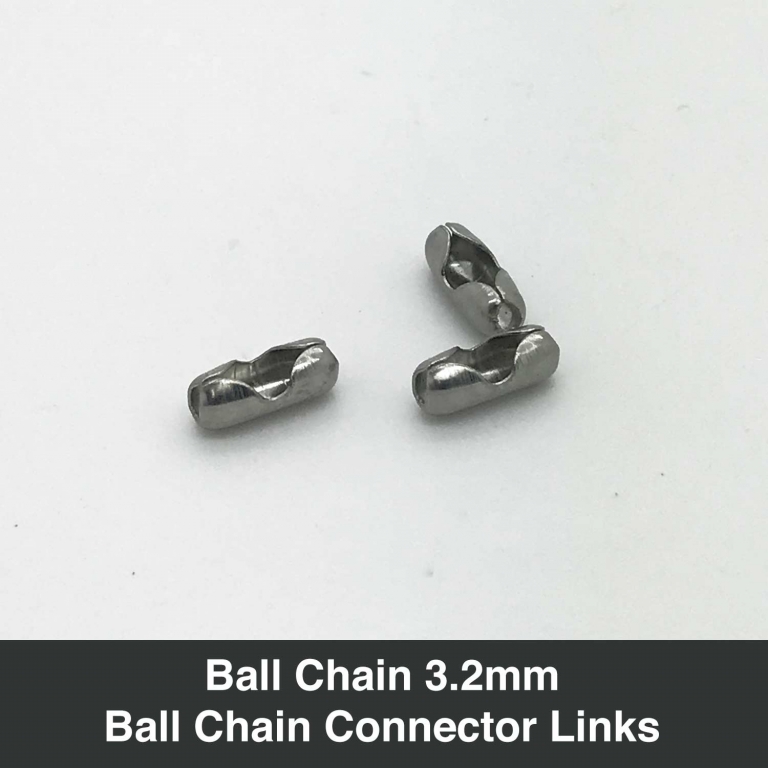 Ball Chain 3.2mm Ball Chain Connector Links RT Media Solutions