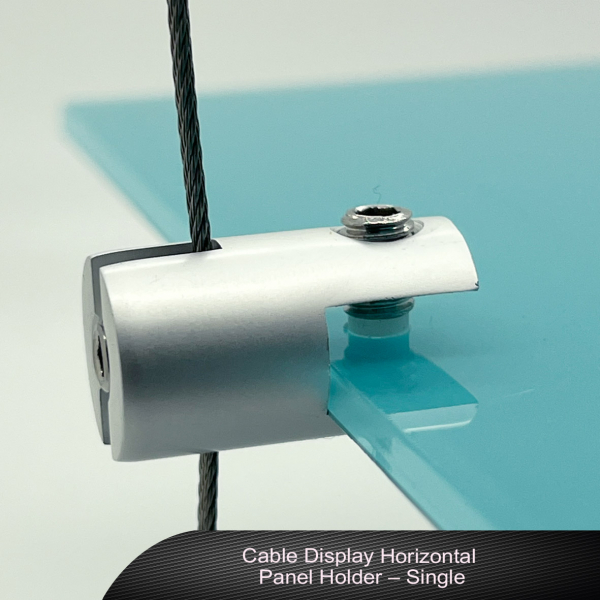 Cable Display Horizontal Panel Holder Single RT Media Solutions