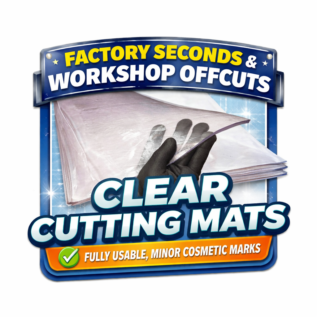 Factory Seconds & Workshop Offcuts – Clear Cutting Mats (Fully Usable, Minor Cosmetic Marks) - Image 2