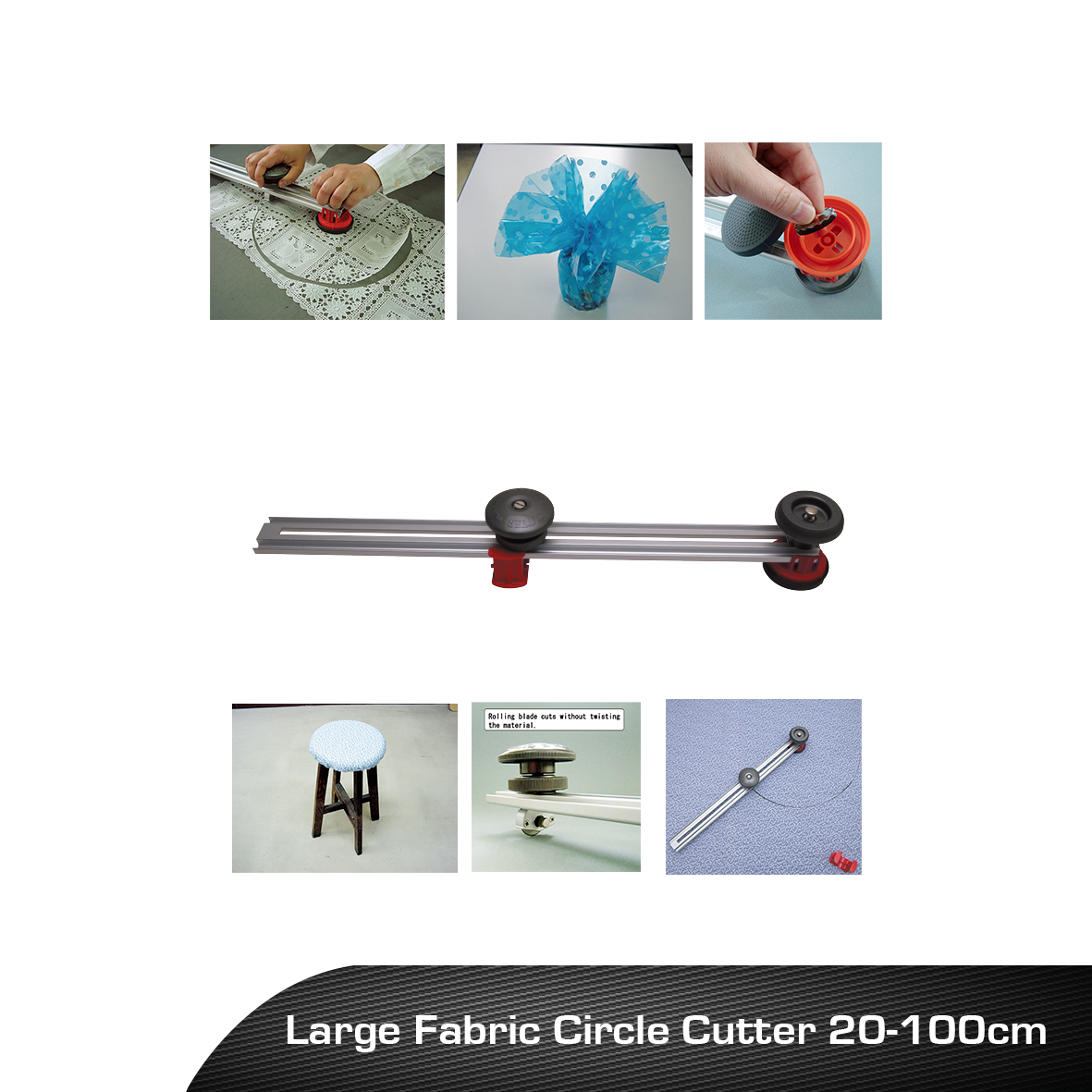 Large Fabric Circle Cutter 20-100cm - RT Media Solutions
