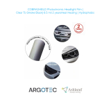 COBRASHElLD Photochromic Headlight Film | Clear To Smoke Black | 6.5 mil | 2 yearsHeat Healing | Hydrophobic