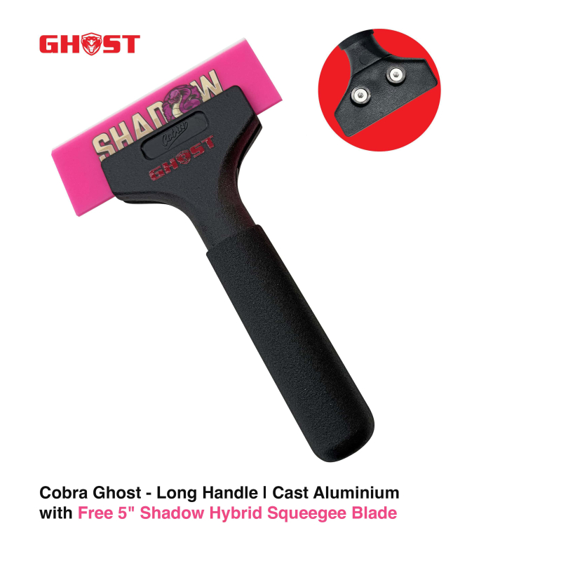 Ghost Print Handles | Reinforced Plastic with 5” Free Shadow Hybrid Squeegee Blade - Image 2