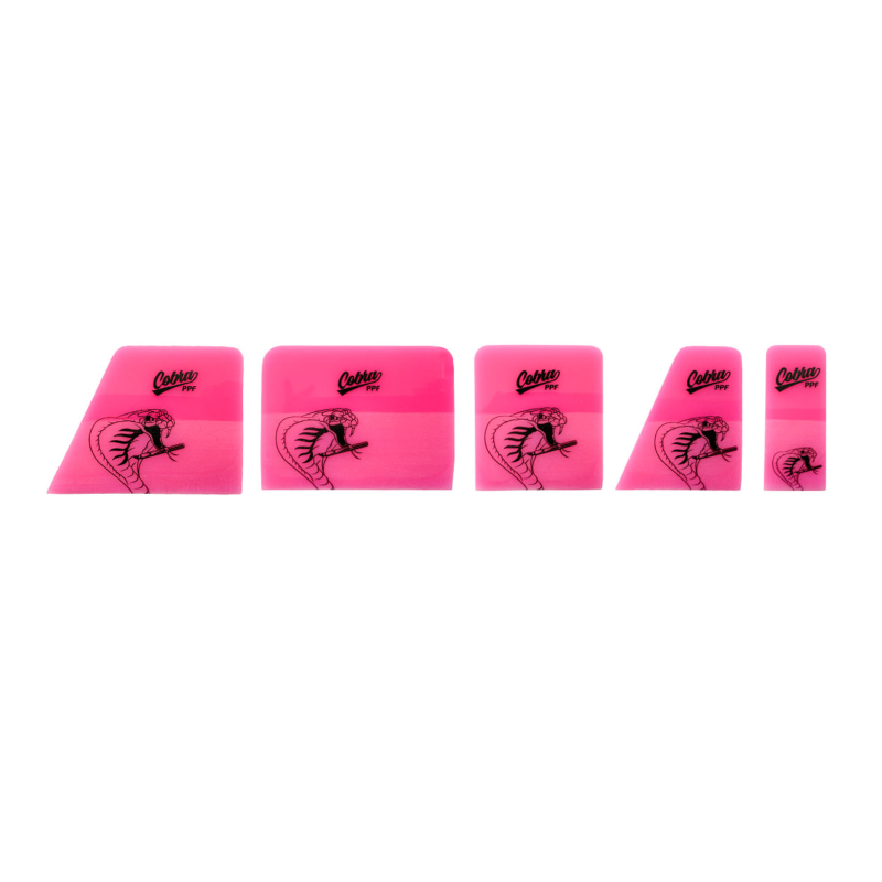 Cobra PPF Pink Squeegee Set( 5Pcs)