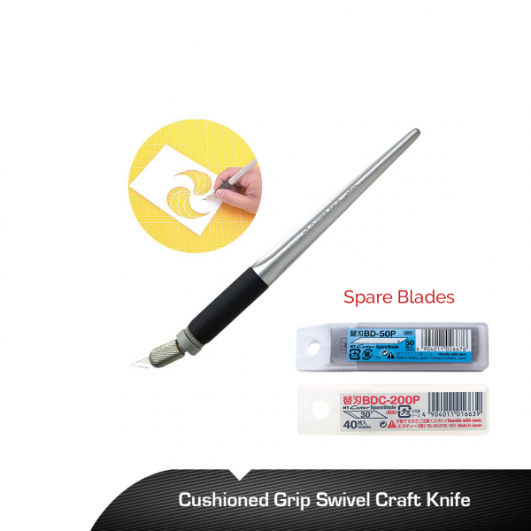 NTSW600GP Cushioned Grip Swivel Craft Knife RT Media Solutions