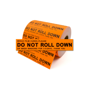 DO NOT ROLL DOWN STICKER 100Pcs