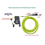 Electric Keg Hose Kit with Plastic Sprayer Handle