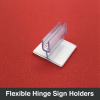 Flexible Hinge Sign Holders 25mmx25mm18mm-25qty/pack