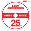 Katovi Adhesive Hook Roll 25mmx25m-White