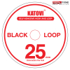 Katovi Adhesive Loop Roll 25mmx25m-Black
