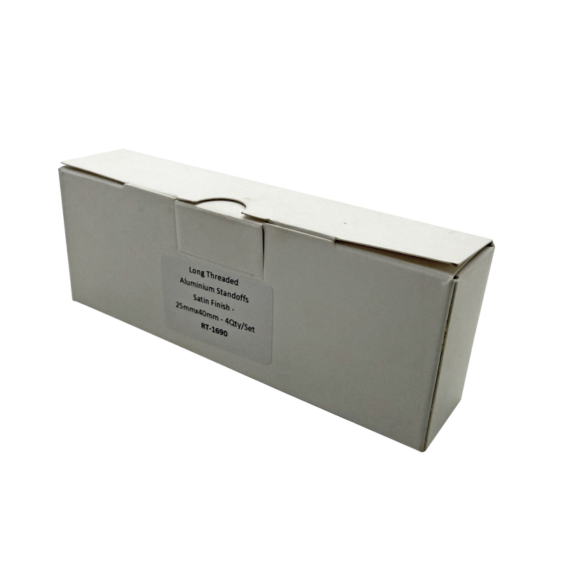 Long Threaded Aluminium Standoffs | Satin Finish | Hold up to 22mm Thickness - Image 3