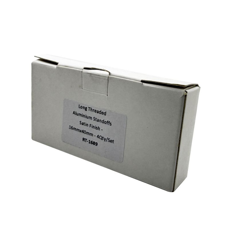 Long Threaded Aluminium Standoffs | Satin Finish | Hold up to 22mm Thickness - Image 6