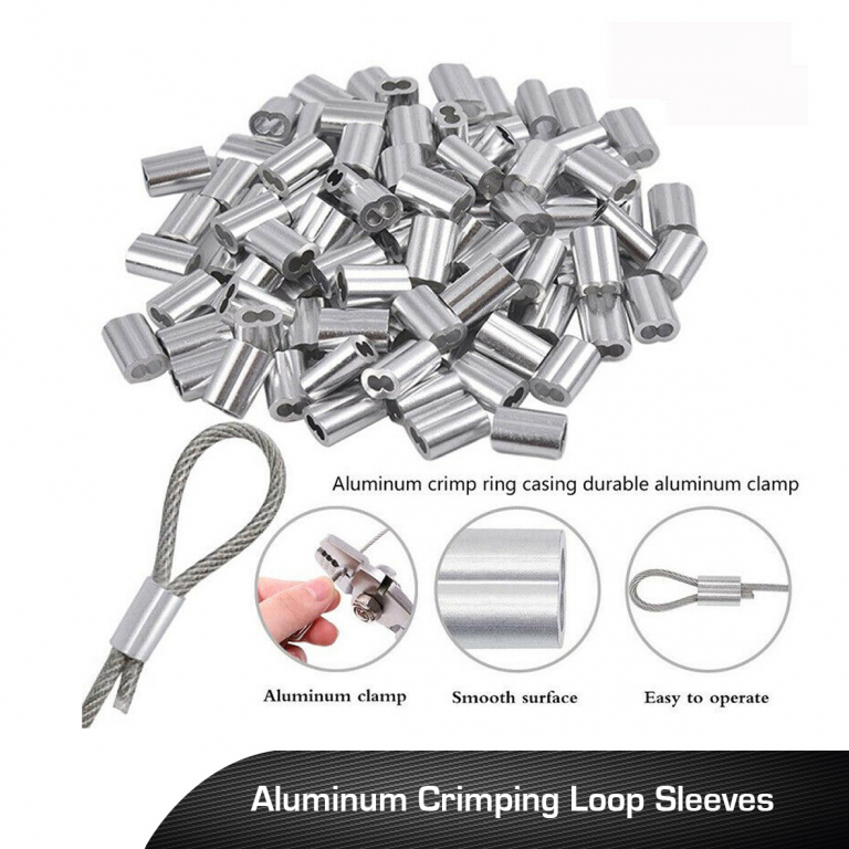 Aluminium Crimping Loop Sleeves RT Media Solutions
