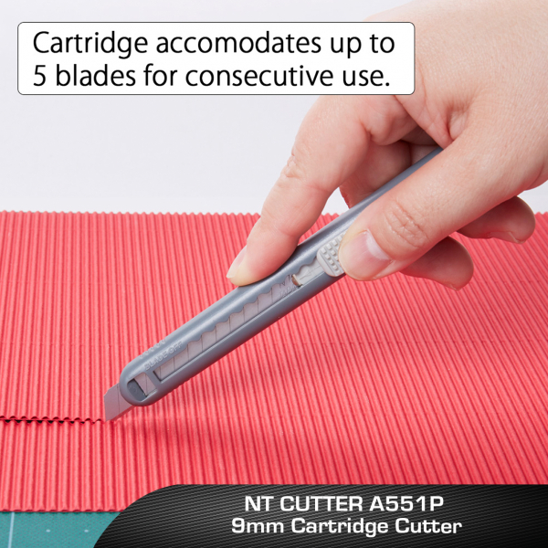 NT CUTTER A551P 9mm Cartridge Cutter RT Media Solutions