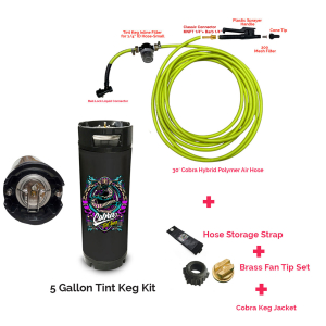 Classic 19L(5 Gallon) Complete Tint Keg Kit with Plastic Sprayer Handle