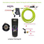 19L(5 Gallon) Complete – Electric Tint Keg Kit with Plastic Sprayer Handle
