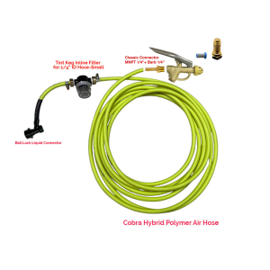 Classic Keg Hose Kit with Brass Sprayer Handle
