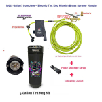 19L(5 Gallon) Complete – Electric Tint Keg Kit with Brass Sprayer Handle