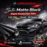COBRASHIELD Satin Matte Black Paint Protection Film