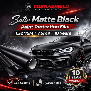 COBRASHIELD Satin Matte Black Paint Protection Film