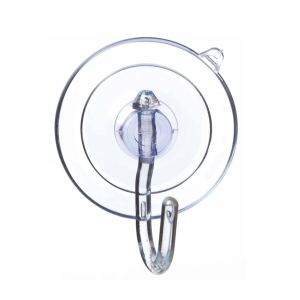 Suction Cup with Clear Hooks