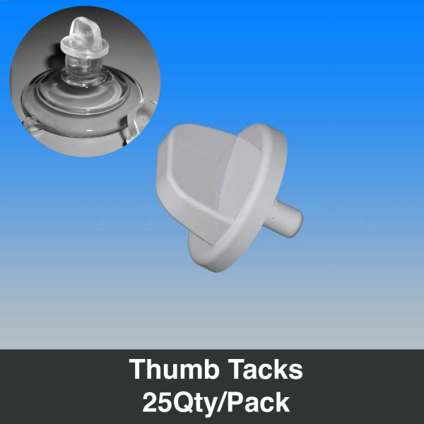 Thumb Tacks for Top Pilot Suction Cups 25qty/pack RT Media Solutions