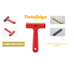 Cobra  TwinEdge Scraper with 4" Double-Edged Blade