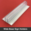 Wide Base Sign Holders 75mmx28mmx13mm-25qty/pack