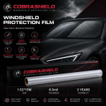 COBRASHEILD Windshield Protection Film | 1.52*15M | 6.5 mil |  2 years |Self Healing| Hydrophobic