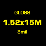 COBRASHIELD Gloss Paint Protection Film | Ultra Gloss. Maximum Reflection | 1.52*15M | 8mil | 10 years | Self Healing, Hydrophobic